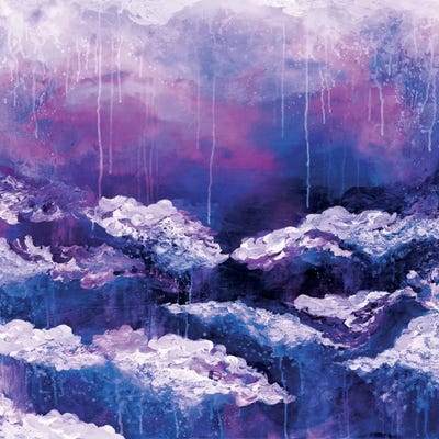 It's A Rose Colored Life VII by Julia Di Sano art print