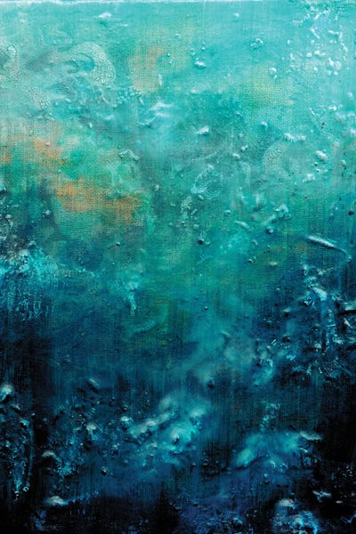 Julia Di Sano: Far Below I - Moody Contemporary Abstract by Julia Di Sano