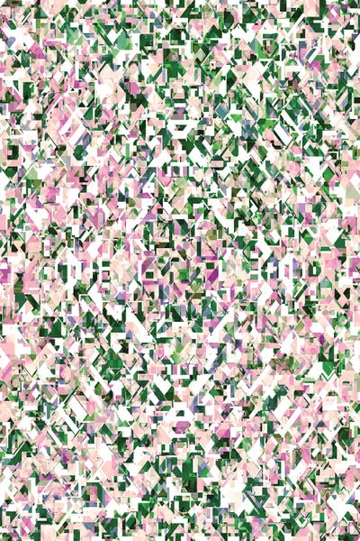 Fragmented Garden I - Abstract Geometric by Julia Di Sano art print