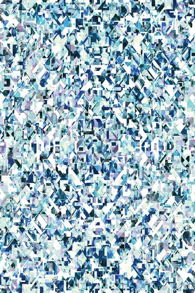 Julia Di Sano: Fragmented Garden VI - Abstract Geometric by Julia Di Sano