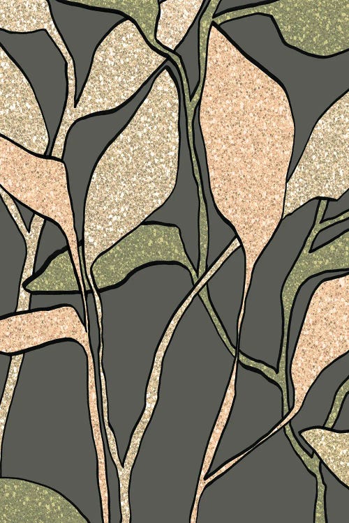 Jungle Garden II Bohemian Dusk by Julia Di Sano canvas print