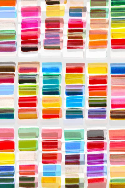 Julia Di Sano: Colorblock Rainbow Grid I by Julia Di Sano