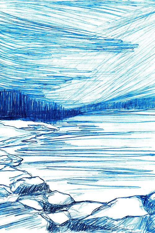 Seashore Study II Blue