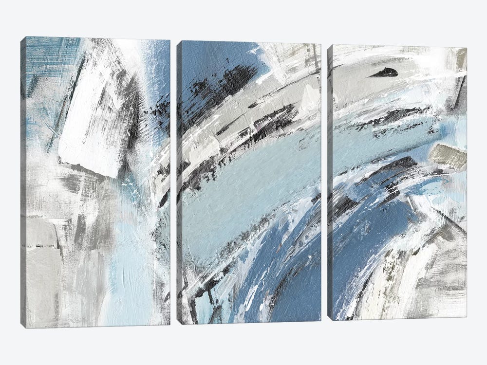 Blue Mykonos by Judith Shapiro 3-piece Art Print