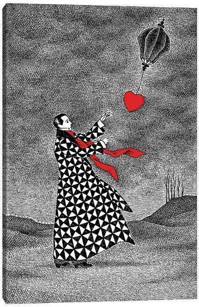 The Valentine Canvas Art Print - Count Dracula