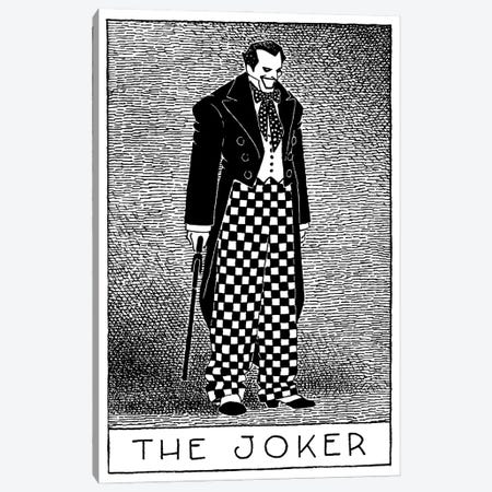 Joker Canvas Print #JEA22} by J.E. Larson Canvas Print