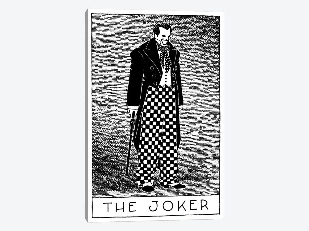 Joker by J.E. Larson 1-piece Canvas Artwork