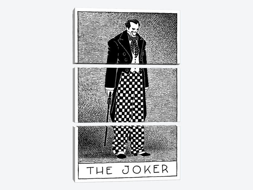 Joker by J.E. Larson 3-piece Canvas Artwork