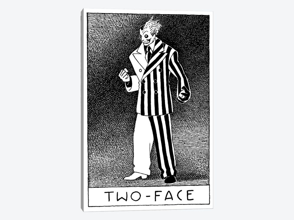 Two-Face by J.E. Larson 1-piece Art Print