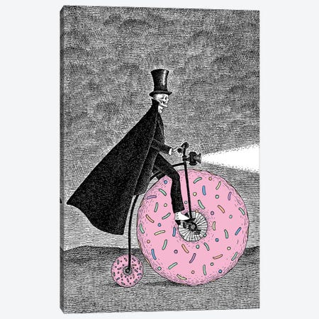 Donut Bicycle Canvas Print #JEA27} by J.E. Larson Canvas Art