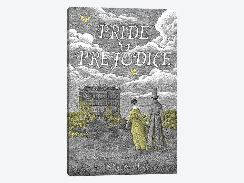 Pride And Prejudice by J.E. Larson 1-piece Canvas Artwork