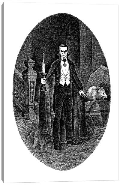 Count Dracula Canvas Art Print - J.E. Larson