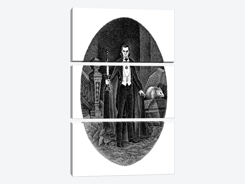 Count Dracula by J.E. Larson 3-piece Art Print