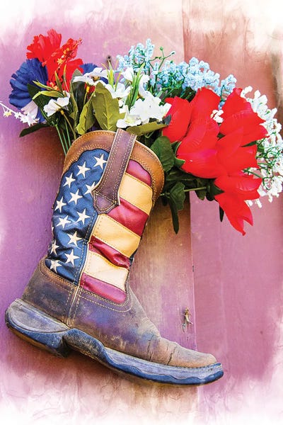 American Flags: Boot by Jerry Cowart