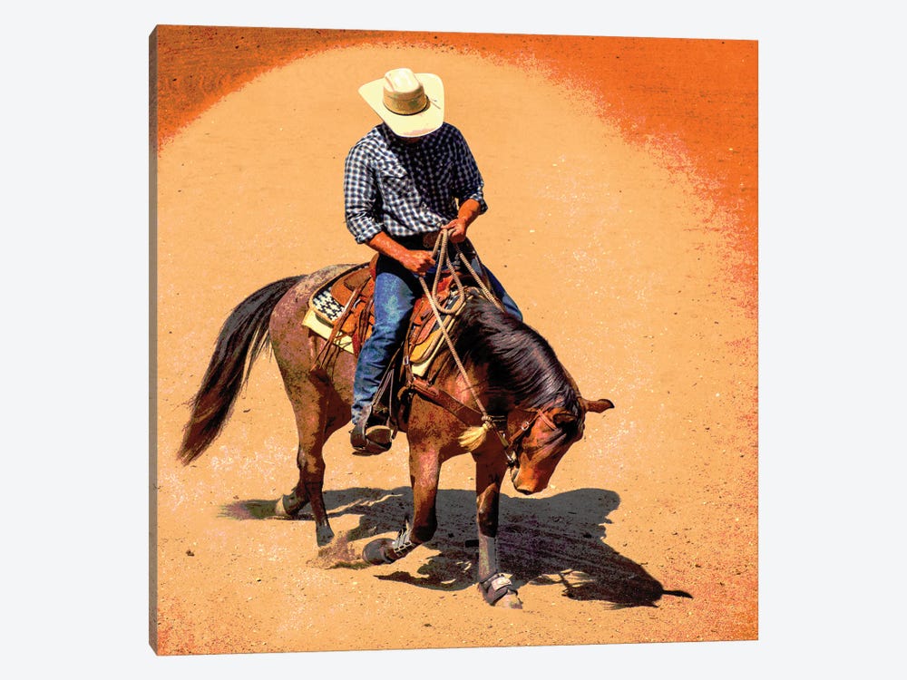 Cowboy by Jerry Cowart 1-piece Art Print