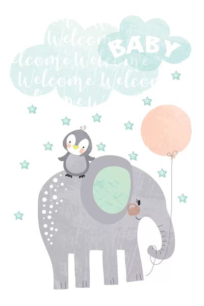 Baby Adventure II by Jennifer Ellory canvas print