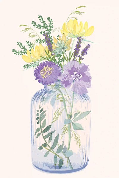 Pink Light Studio: The Botanist III by Jennifer Ellory