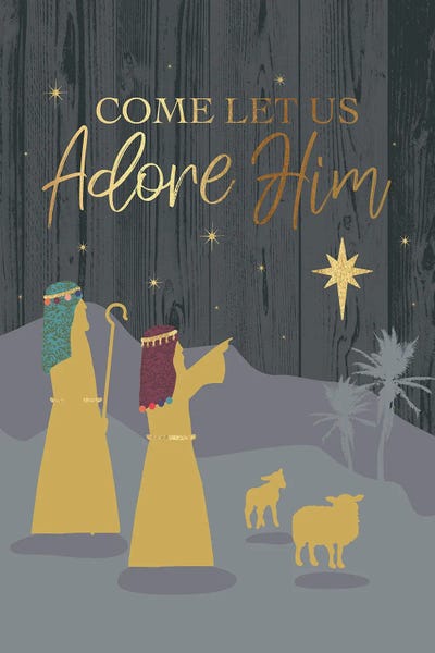Pink Light Studio: Come Let Us Adore Him by Jennifer Ellory