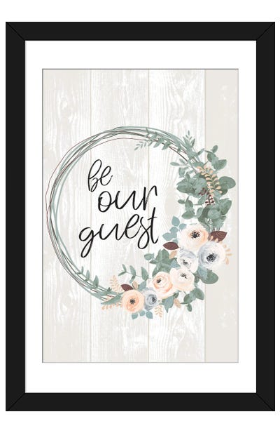 Be Our Guest Paper Art Print