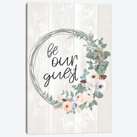 Be Our Guest Canvas Print #JEE23} by Jennifer Ellory Canvas Print