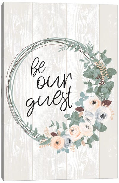 Be Our Guest Canvas Art Print