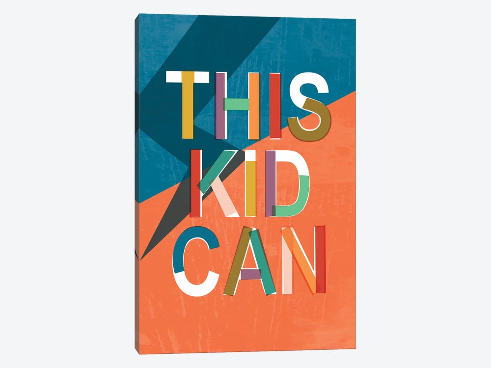 This Kid Can by Jennifer Ellory 1-piece Canvas Artwork