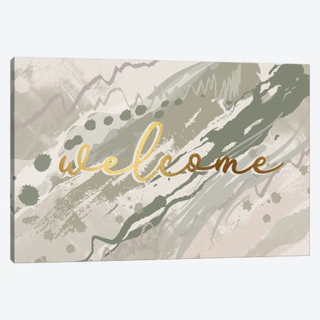 Welcome I Canvas Print #JEE33} by Jennifer Ellory Canvas Wall Art