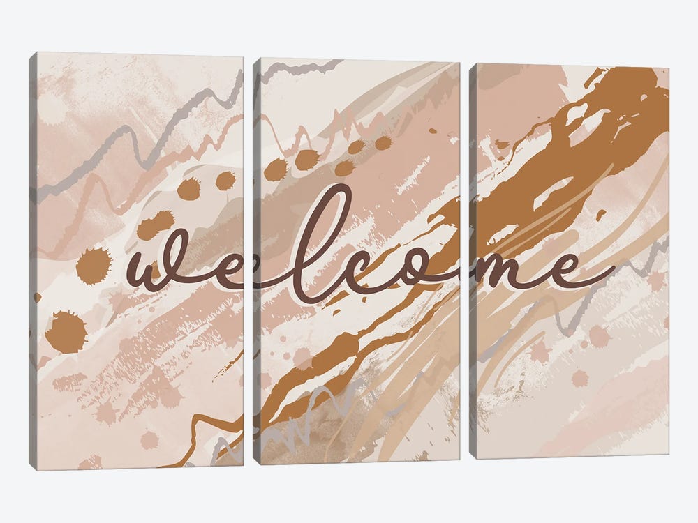 Welcome VI by Jennifer Ellory 3-piece Canvas Art