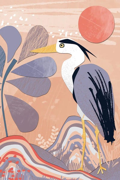 Pink Light Studio: Coastal Collage II by Jennifer Ellory