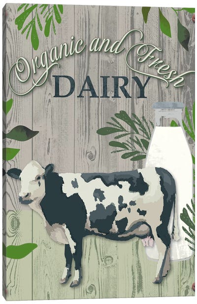 Farm To Table I Canvas Art Print - Dairy Art
