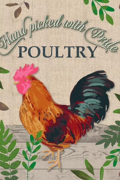 Farm To Table II by Jennifer Ellory framed canvas print