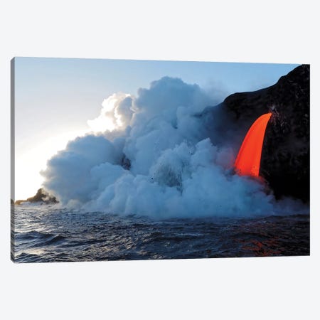 Lava From The Pu'u O'o Eruption, Big Island, Hawaii Canvas Print #JEG10} by Julie Eggers Canvas Art