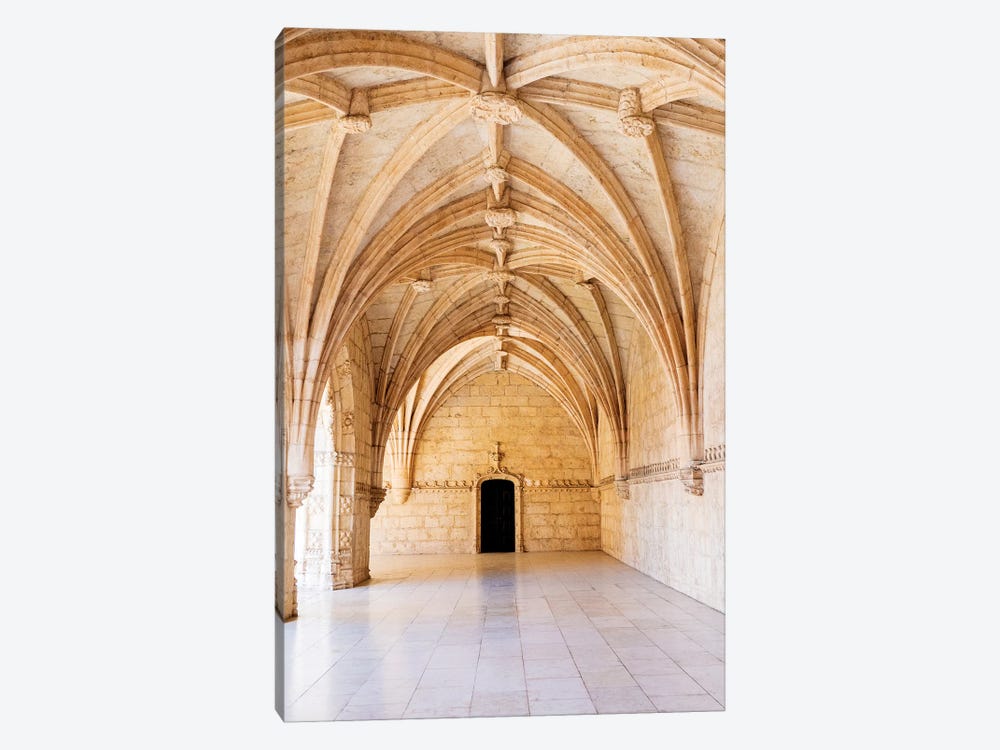 Interior View II, Jeronimos Monastery, A UNESCO World Heritage Site, Lisbon, Portugal by Julie Eggers 1-piece Canvas Wall Art
