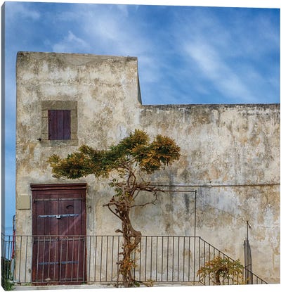 Historic Home, Vieste, Foggia, Apulia, Italy Canvas Art Print