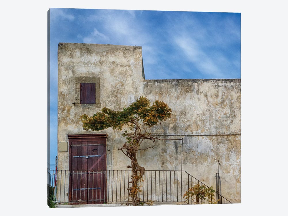 Historic Home, Vieste, Foggia, Apulia, Italy by Julie Eggers 1-piece Canvas Artwork
