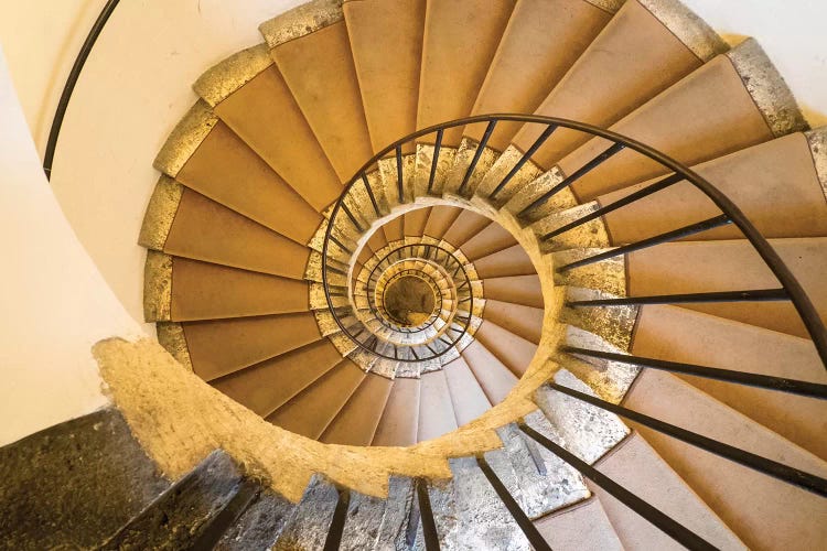 Spiral Staircase I, Villa D'Este, Tivoli, Lazio, Italy