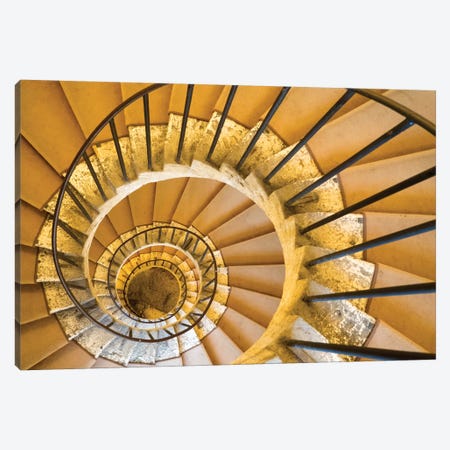 Spiral Staircase II, Villa D'Este, Tivoli, Lazio, Italy Canvas Print #JEG34} by Julie Eggers Canvas Print