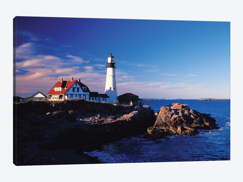 Portland Head Light II, Cape Elizabeth, Cumberland County, Maine, USA by Julie Eggers 1-piece Canvas Art Print