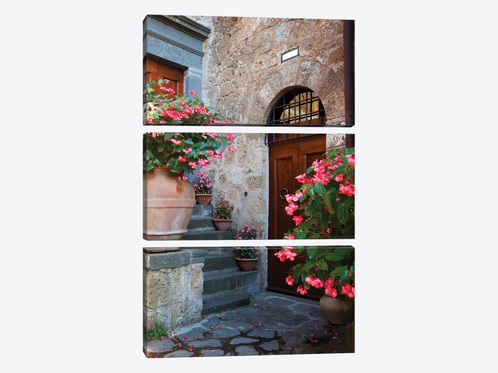 Italy, Tuscany In And Around The Medieval Hilltown Of Civita Di Bagnoregio by Julie Eggers 3-piece Canvas Artwork