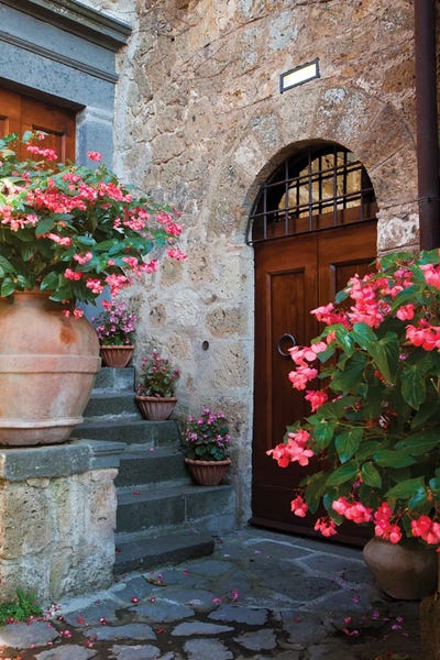 Mediterranean Décor: Italy, Tuscany In And Around The Medieval Hilltown Of Civita Di Bagnoregio by Julie Eggers