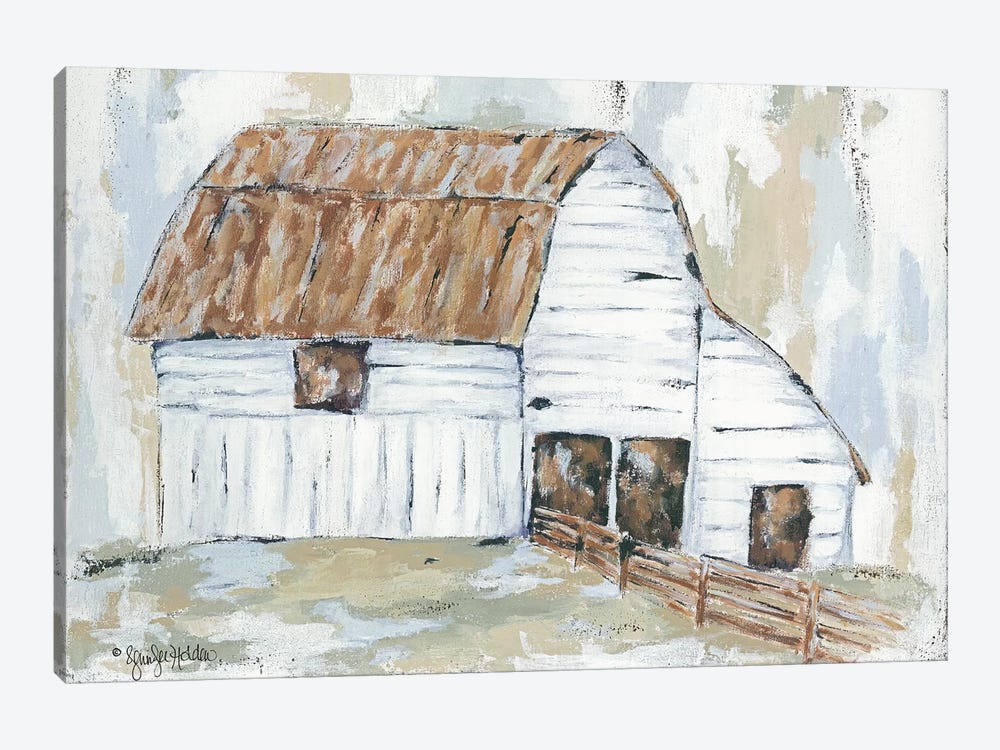 Spring Joy Farm by Jennifer Holden 1-piece Canvas Art Print