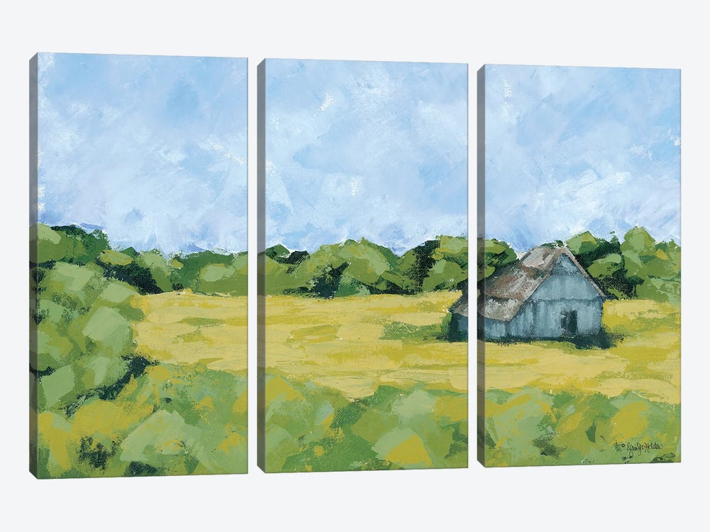 Spring Meadow by Jennifer Holden 3-piece Canvas Art Print