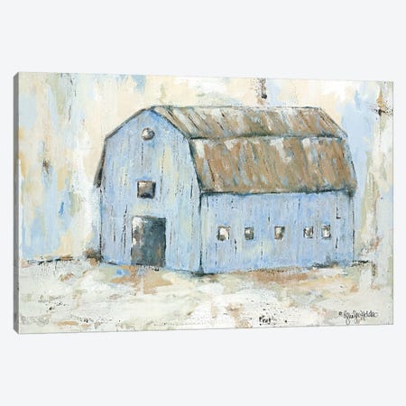 Blue Barnyard Canvas Print #JEH2} by Jennifer Holden Canvas Art