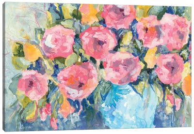 Cheerful Bouquet Canvas Art Print