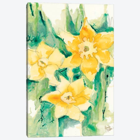 First Blooms Canvas Print #JEH32} by Jennifer Holden Canvas Print