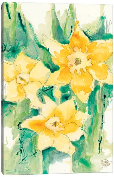 First Blooms Canvas Art Print
