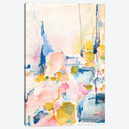 Spring Abstract Canvas Print #JEH34} by Jennifer Holden Canvas Artwork