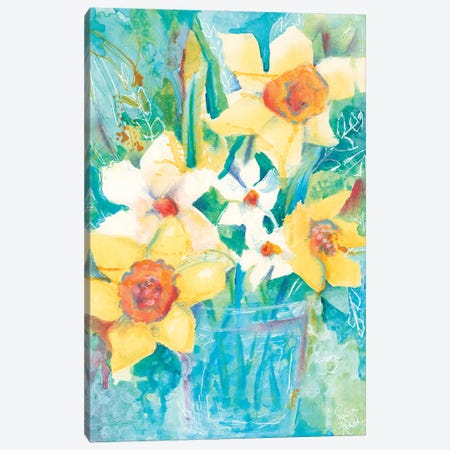 Spring Bouquet Canvas Print #JEH35} by Jennifer Holden Canvas Wall Art
