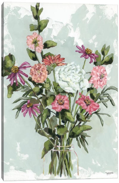 Flower Garden Bouquet Canvas Art Print