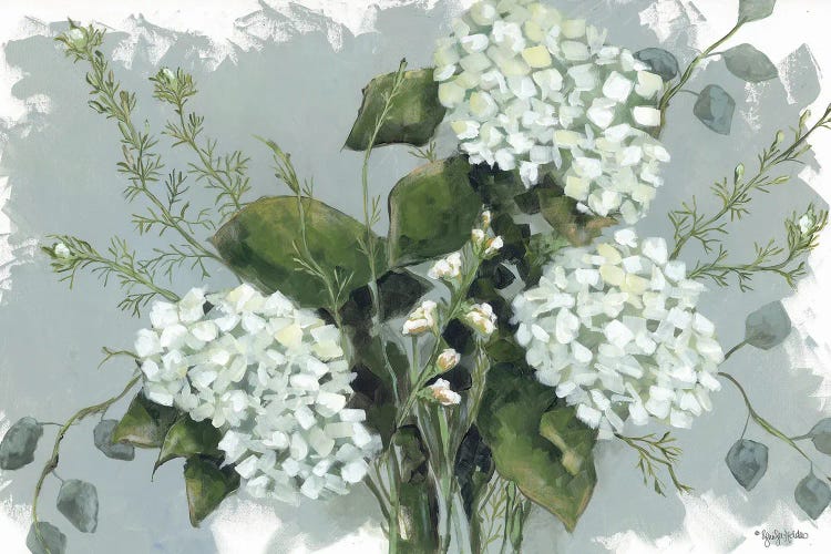 Hydrangeas In White